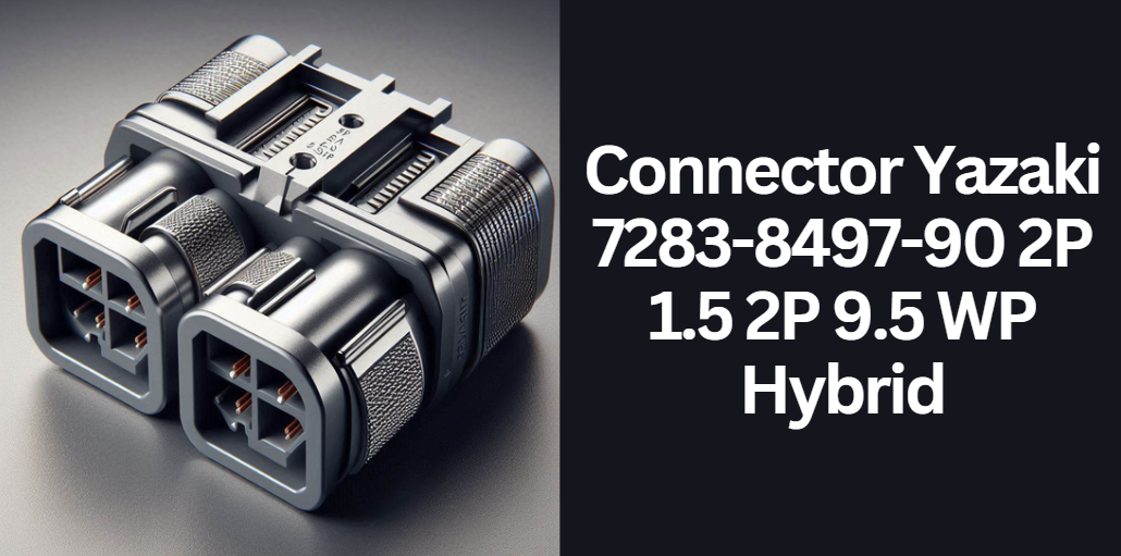 Connector Yazaki 7283-8497-90 2P 1.5 2P 9.5 WP Hybrid