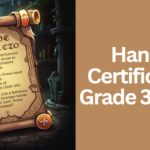 Hannish Certificate Of Grade 3 Import