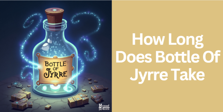 How Long Does Bottle Of Jyrre Take