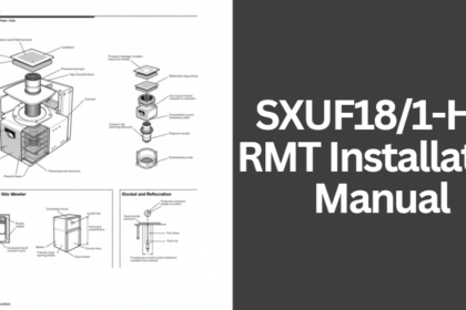 SXUF18/1-HV-RMT Installation Manual