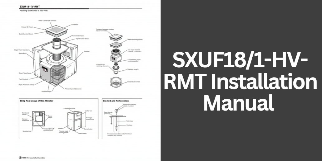 SXUF18/1-HV-RMT Installation Manual