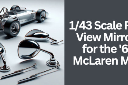 1/43 Scale Rear View Mirrors for the '68 McLaren M8A