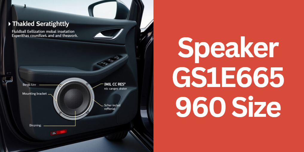Speaker GS1E665 960 Size