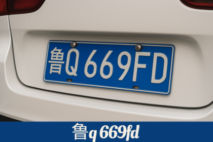 鲁q 669fd